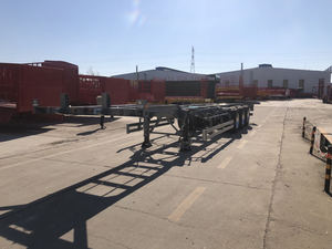 Nhà máy thương hiệu mới 30t Skeleton Trailer bán 45 tấn xương <span class=keywords><strong>container</strong></span> Trailer bán xương <span class=keywords><strong>semitrailer</strong></span> - Product Image 5