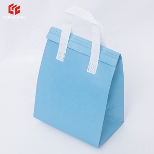 ヤン光ブランド クラシック カスタムロゴ サイズ指定可能 不織布製 ポータブル 保温 防水 使い捨て 配達用クーラーバッグ - Product Image 5