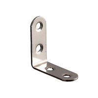 Support d'angle en acier inoxydable pour fixation de pieds de table, connecteur à angle droit épaissi, 1640, lot de 10