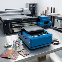 Printer UV Inkjet Flatbed Semi-Otomatis 2-Head Boyin dengan Kamera CCD untuk Pemposisian Visual pada Casing Ponsel, Kayu, dan Stiker Iklan