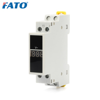 Voltmeter Digital Modular AC Tipe Rel Din FATO VN-3P 1P 3P dengan Layar Digital 50-500V