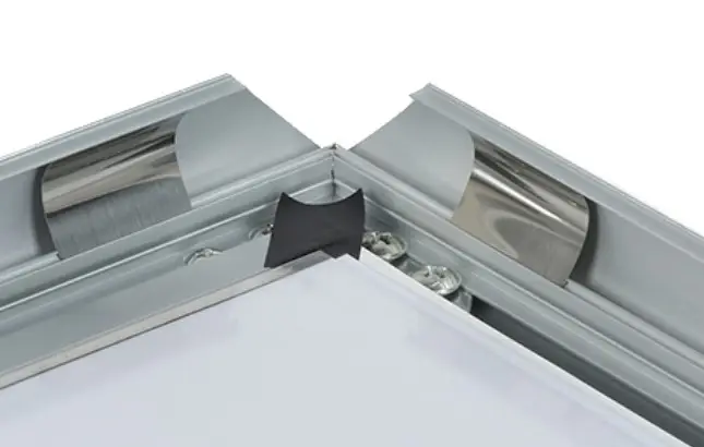 A3 A4 עיצוב קיר מסגרת תצוגת led מחזיק תמונה מואר עם תאורה אחורית מסגרת שחורה פוסטר מסגרת תמונה לד