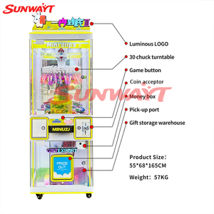 Machine de jeu à griffes d'intérieur à monnayeur, mini, pour la distribution de cadeaux et de prix - Product Image 3