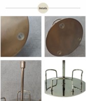 Support à confitures, support à pots de confiture, support de service pour table d'hôtel, support à pots d'épices en acier inoxydable, présentoir de table pour le thé de l'après-midi