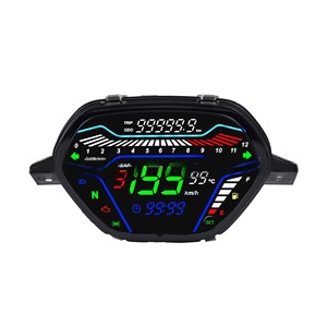 Ensemble d'instruments de moto, adapté à la modification WAVE100 CD110, jauge de modification de moto, compteur de vitesse numérique - Product Image 4