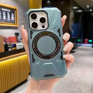 Funda Magnética Antigolpes para Teléfono con Carga Inalámbrica de 360 Grados y Tarjetero para 15 14 Pro Max 13 12 - Product Image 5