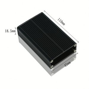 Electrical Module Amplifier Case Custom Bending CNC Machine Aluminum Alloy Profile Extruded Amp Power Supply <b>Enclosure</b> IP54 - Product Image 1