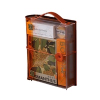 Boîtes cadeaux en plastique moulé acrylique recyclable en gros pour bougies, autocollants, artisanat - Design simple haut de gamme