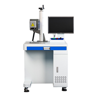 Machine de marquage laser CO2 de longueur d'onde 10.2/9.3 d'usine 30W graphiques d'impression hors ligne sur bouteilles en PET