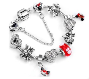 Pulseras con dijes y abalorios de corazón para adolescentes, <span class=keywords><strong>2022</strong></span> - Product Image 1