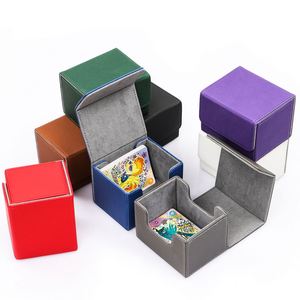Premium Customized Logo PU Insert Card <b>Box</b> for Organizing Trading Card Games Leather <b>Box</b> - Product Image 2