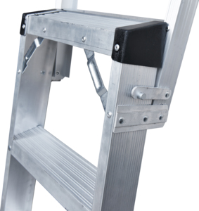 Échelle pliante industrielle en alliage d'aluminium - Léger, portable, <span class=keywords><strong>double</strong></span> usage, design en ciseaux, échelle convertible pour grenier, échelle industrielle - Product Image 3