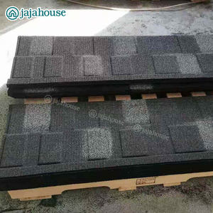 Tuile de toiture en acier revêtue de copeaux de pierre haute résistance, anti-bruit et résistante aux intempéries pour maison à structure en <span class=keywords><strong>bois</strong></span> - Product Image 2