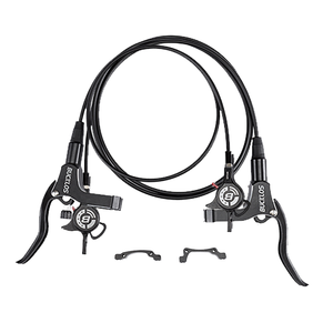Juego de Pinzas de Freno de Disco Hidráulicas Delanteras/Traseras BUCKLOS para Bicicleta de Montaña MTB, con Almohadillas de Presión de Aceite, Modelo 700200 - Product Image 1