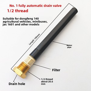 Automatische luchtreservoirtank volledig automatische aftapkraan waterafvoer Sinotruk vrachtwagen 140STR uitlaat rioolkraan - Product Image 2