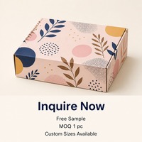 Kotak Hadiah Lipat Warna Pink Muda Botani untuk Hadiah, Cetak Kustom, Kokoh, Premium, Grosir, Pasokan Langsung Pabrik