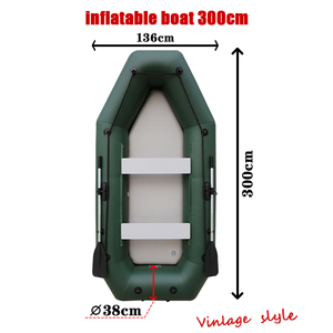 Kayak de Pesca Solar Marine de 10 pies para 4 Personas, Bote Inflable de PVC de 0.7 mm con Tecnología Drop Stitch, Embarcación Neumática sin Pegamento para Pesca Marina - Product Image 3
