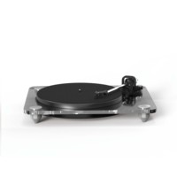 Tourne-disque vinyle avec fonction Bluetooth, lecteur de disques en acrylique pour sortie 3,5 mm pour disques vinyles