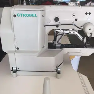 Neue GTROBEL 438D high speed direct drive computerized steppstich taste anbringen maschine