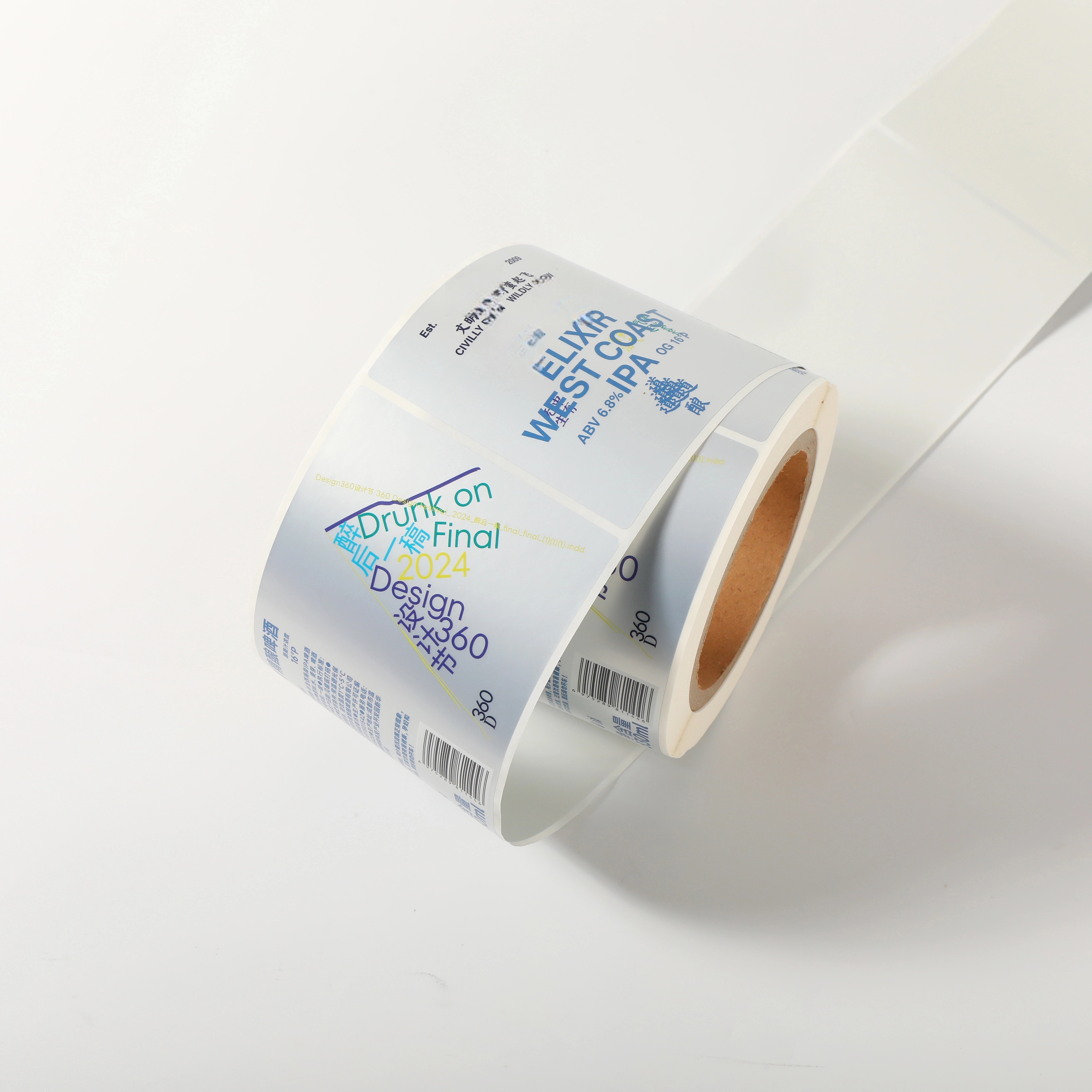 Wholesale Waterproof Roll Sticker Graduation-themed Beauty Care Packaging Labels for Wine Bottles Water Resistant Label Printing