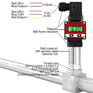 Aosheng Sensor Tekanan Silikon Tersebar Asli <span class=keywords><strong>Transmitter</strong></span> SS304 Akurasi 0.5% FS Perlindungan IP66 untuk Tekanan - Product Image 5