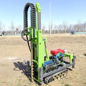 เครื่องตอกเสาเข็มพลังงานแสงอาทิตย์แบบโรตารี่ ยี่ห้อ BIBO รุ่น Screw Ground Installation Machine พร้อมระบบขับเคลื่อนแบบตีนตะขาบ - Product Image 2