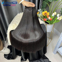 Paquete de Cabello Peruano Virgen de Grado 12A, Doble Trama, Liso Natural, Cabello Vietnamita Crudo al por Mayor, Cabello Humano con Cutícula Alineada, Proveedor de Cabello