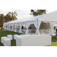 Shengyixin blanco grande personalizado 250 capacidad grande fiesta al aire libre grandes tiendas de campaña para eventos en aluminio al aire libre 20X40 tienda de boda