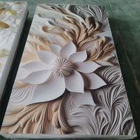 Panneau mural en PVC marbré UV, plaque décorative sans peinture pour mur de fond de télévision et décoration intérieure d'hôtel