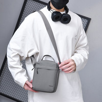 Sacs à bandoulière pour hommes personnalisés avec logo, légers, à fermeture éclair, de haute qualité, polyvalents et tendance