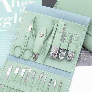 <span class=keywords><strong>Set</strong></span> Manicure <span class=keywords><strong>Professionale</strong></span> di Alta Qualità in Acciaio Inox con Etichetta Privata, Kit 4/12/16 Pezzi con Tronchesine e Accessori per Nail Art - Product Image 5