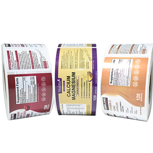 Autocollants personnalisés avec logo, étanches, en vinyle PVC, pour compléments nutritionnels, produits de santé, étiquettes imprimées pour emballages de bouteilles en plastique - Product Image 5