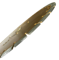 Lame de scie diamantée industrielle de 12 à 16 pouces (300 à 600 mm) pour béton et granit, avec découpe à sec/humide pour l'asphalte et la pierre