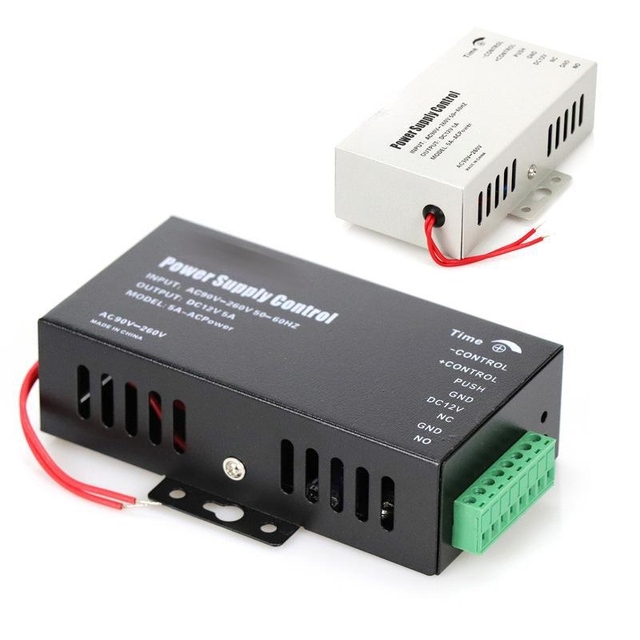 Access control dedicated power supply 12V5A small controller single and double door access control wide transformer switch 110V