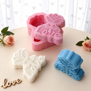 Molde de Silicona UNIMOUND para Pastel con Forma de Vela de Amor para el Día de San Valentín, Ecológico, Antiadherente, Reutilizable, para Decoración DIY - Product Image 4