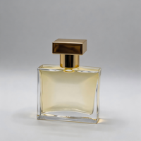 Vente en gros d'usine, flacon de parfum carré, flacon de parfum rectangulaire, 30 ml