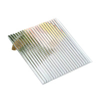 Lembaran Akrilik dengan Garis Bergelombang 2mm 3mm 4mm Papan Bertekstur PMMA Papan Akrilik Bermotif Gelombang untuk Pemotongan