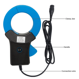 ETCR068A แคลมป์วัดกระแสไฟฟ้าความแม่นยำสูง AC 0.0A~800A อัตราส่วนรอบหมุน 2000:1 เซ็นเซอร์วัดกระแสไฟฟ้า เอาต์พุต 0-3V ความถี่ 10-100KHz - Product Image 2