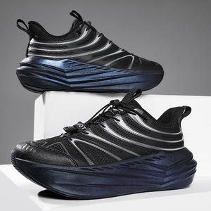 <span class=keywords><strong>Zapatillas</strong></span> Deportivas de Moda para <span class=keywords><strong>Hombre</strong></span> 2026, con Cordones Rápidos, Estilo Urbano, con Plataforma Acolchada Ligera y Parte Superior de Malla Transpirable - Product Image 3