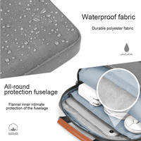 Sacoche pour ordinateur portable en cuir avec logo personnalisé au laser Sacoche étanche pour ordinateur portable légère à bandoulière pour hommes et femmes