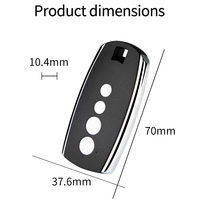 Télécommande 433,92 MHz pour ouvre-porte de garage, duplicateur de télécommande, apprentissage du code fixe et à défilement pour contrôleur AT-4
