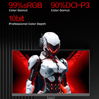Moniteur de jeu de 27 pouces, écran 1080p, moniteur LED incurvé 200 Hz pour ordinateur de bureau
