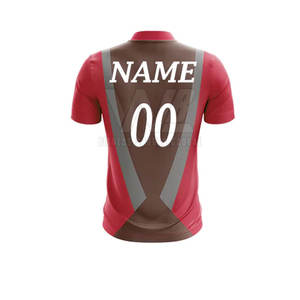 Professional Customized High Quality Light Weight Sports Wear Half Sleeves Polyester Material <b>Cricket</b> Uniform - Product Image 5