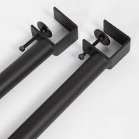 Supports de table télescopiques réglables en acier au carbone, sans perçage, à fixation par pince, pour bureau d'ordinateur, pieds en fer