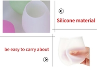 Verre à vin rouge en silicone personnalisé sur mesure, incassable, pliable, motif dessin animé, 400 ml, pour eau et bière, idéal pour l'extérieur - Vente en gros usine