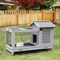 Abreuoires de luxe en bois pour lapins, 15 pièces, pour élevage de lapins, poulailler, Cage pour activités en plein air