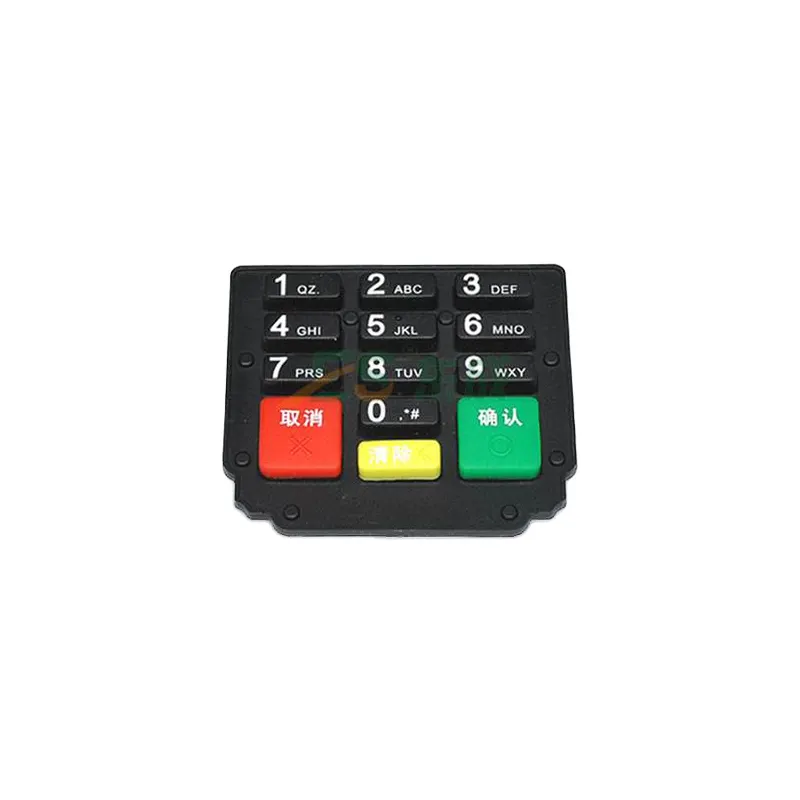 New Arrival OEM Custom Electrical Insulation Flexible Access Control System Silicone Rubber Keypad