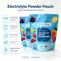 Sachet Doypack Personnalisé en Aluminium avec Fermeture Zip pour Bonbons, Emballage Alimentaire, Fruits Secs et Snacks