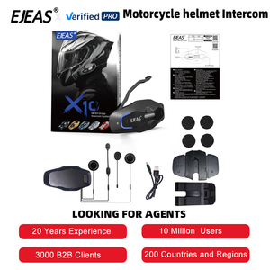 Intercomunicador <span class=keywords><strong>para</strong></span> <span class=keywords><strong>Casco</strong></span> con Llamadas <span class=keywords><strong>Manos</strong></span> <span class=keywords><strong>Libres</strong></span>, Auriculares <span class=keywords><strong>Bluetooth</strong></span>, Comunicación <span class=keywords><strong>para</strong></span> Motocicleta, Compatible con Todos los Tipos <span class=keywords><strong>de</strong></span> <span class=keywords><strong>Casco</strong></span> - Product Image 2