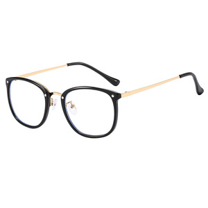 Unisex Rectangle <b>Eyeglasses</b> <b>Frames</b> Full Rim PC Lens Anti Blue Light Blocking Glasses For Daily Wear - Product Image 2